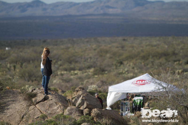 supporters watch the morning action at the old pueblo